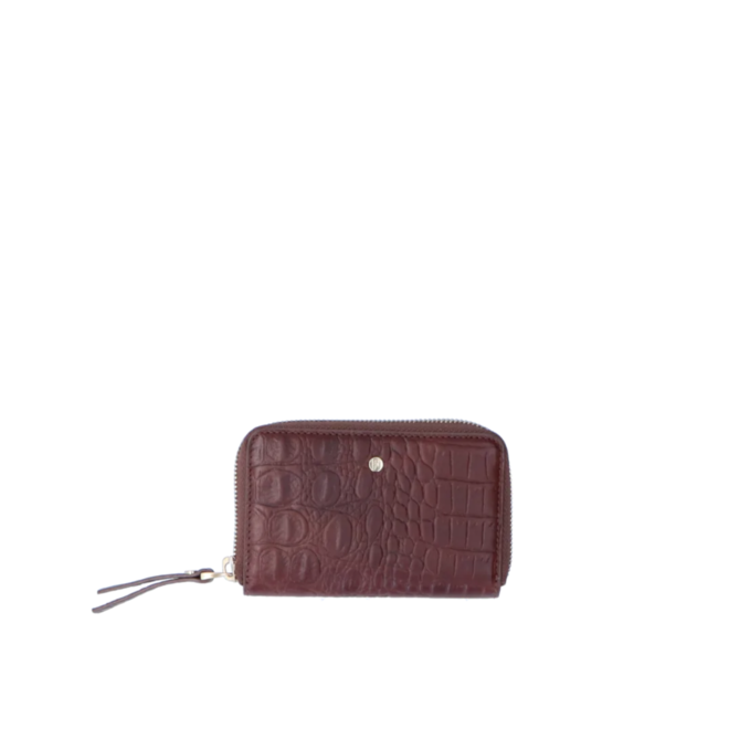 Wallet Small Croco Brown