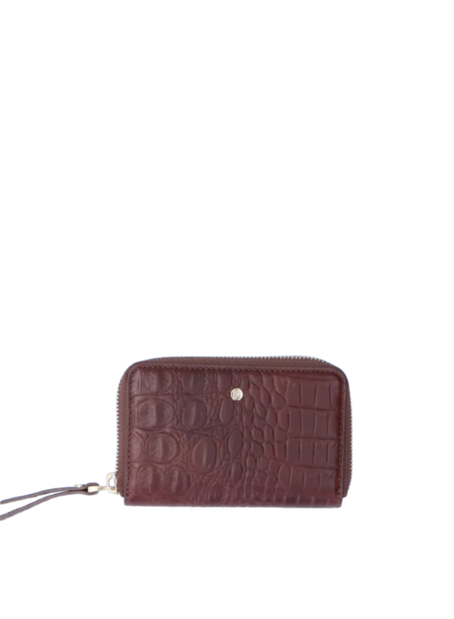 Wallet small Croco Brown