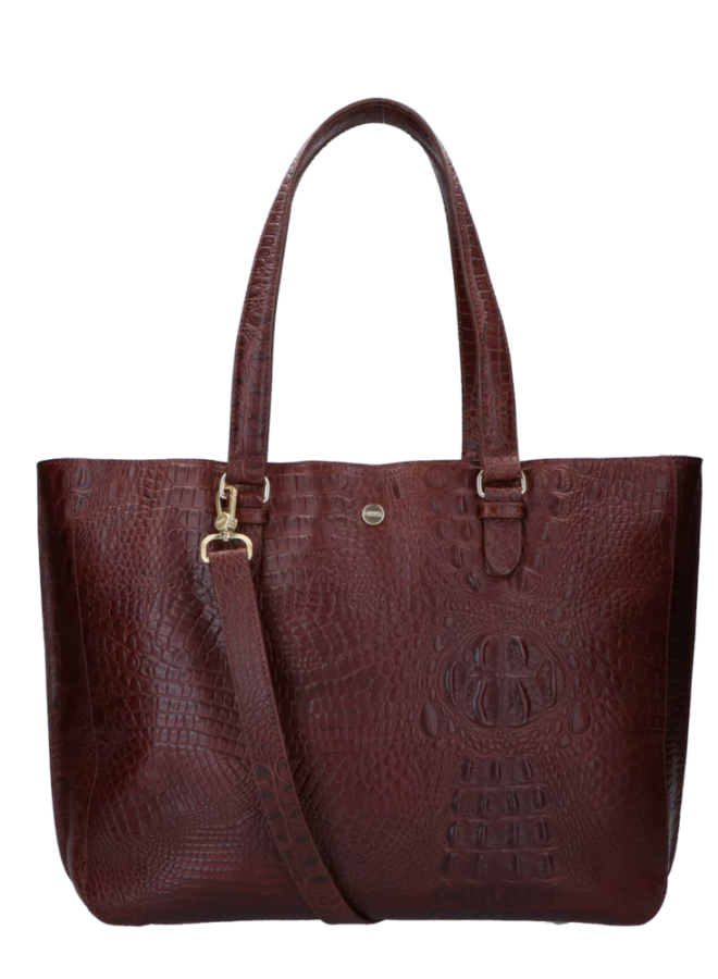 Caithy Croco Brown 15,6 Inch