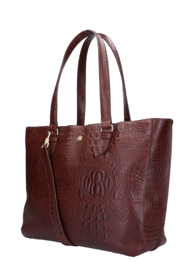 Caithy Croco Brown 15,6 Inch