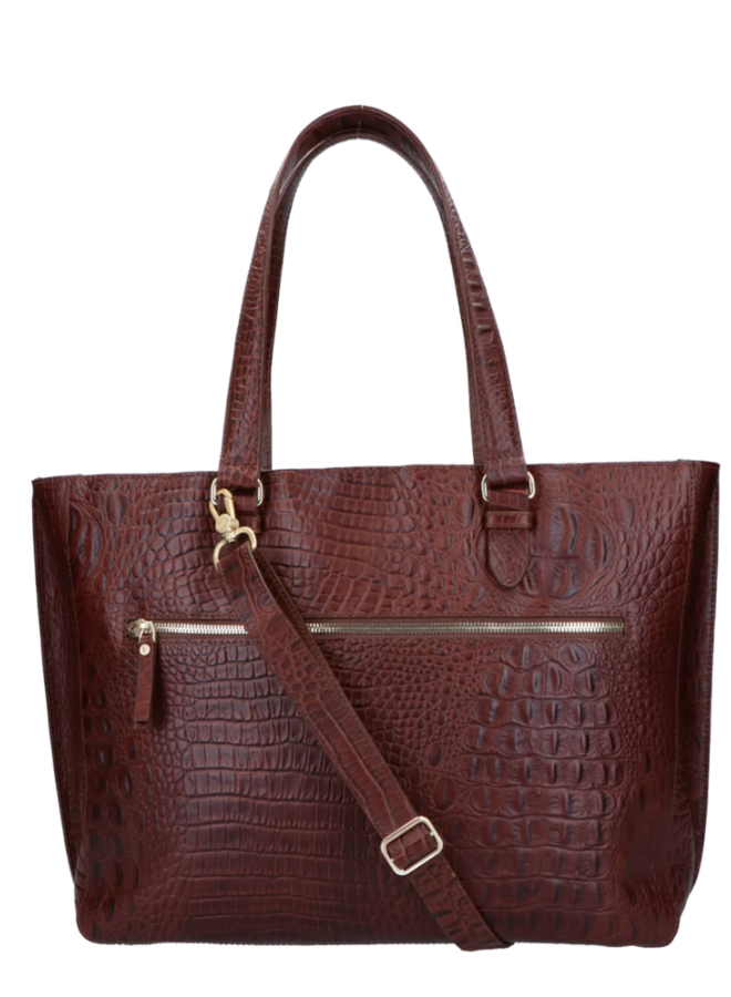 Caithy Croco Brown 15,6 Inch