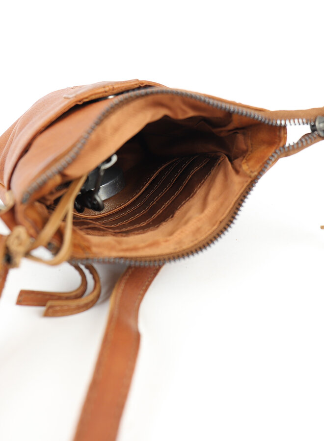 Schoudertasje Davide CP2327 Cognac