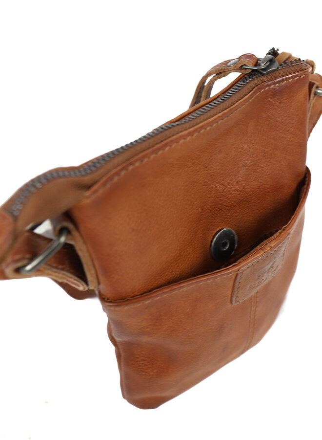 Schoudertasje Davide CP2327 Cognac