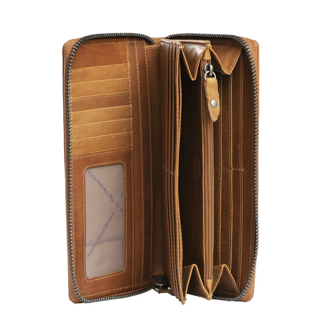 Halle Wallet Cognac