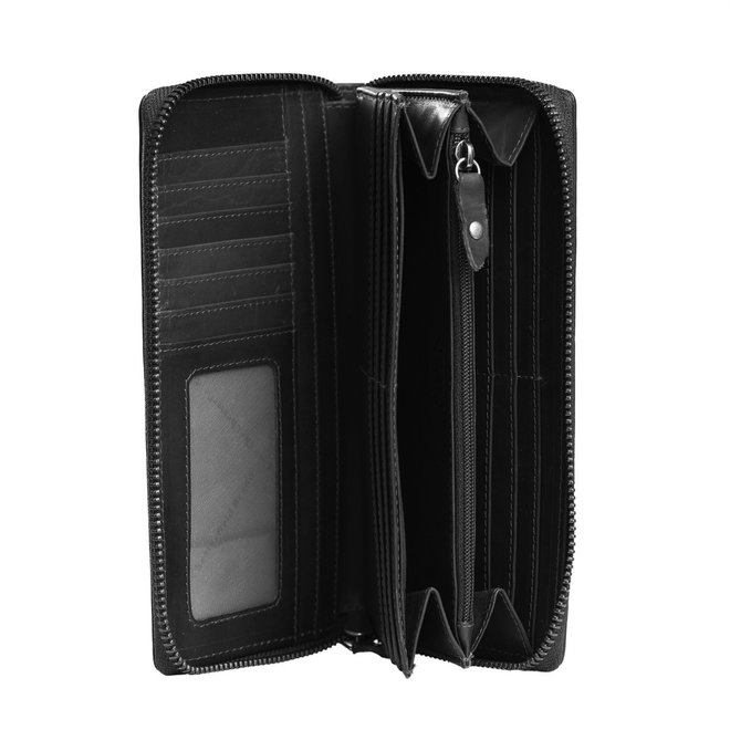 Halle Wallet Black