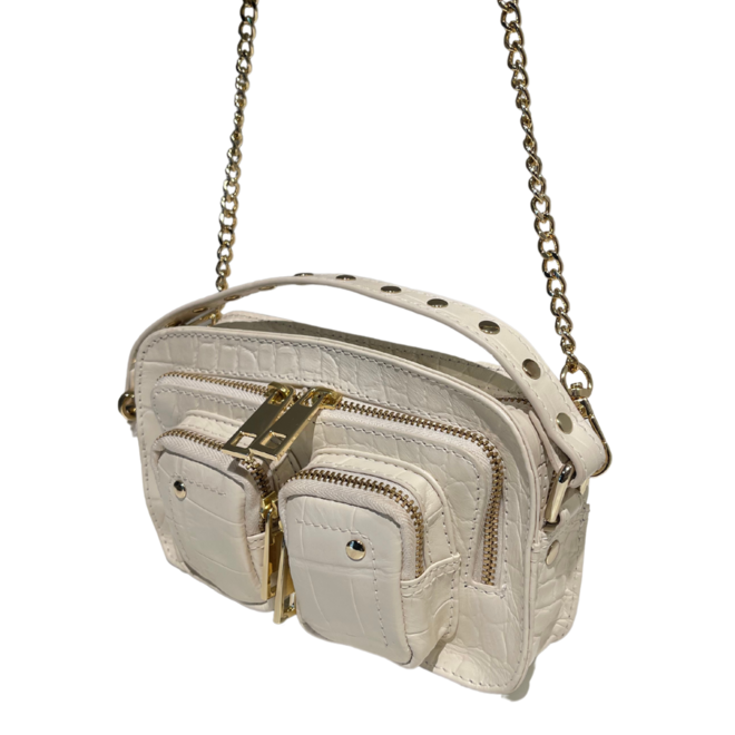 Helena Croco Deluxe Beige w/Gold