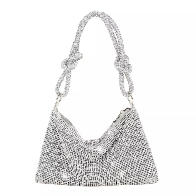 Gaia Glitter Bag Silver