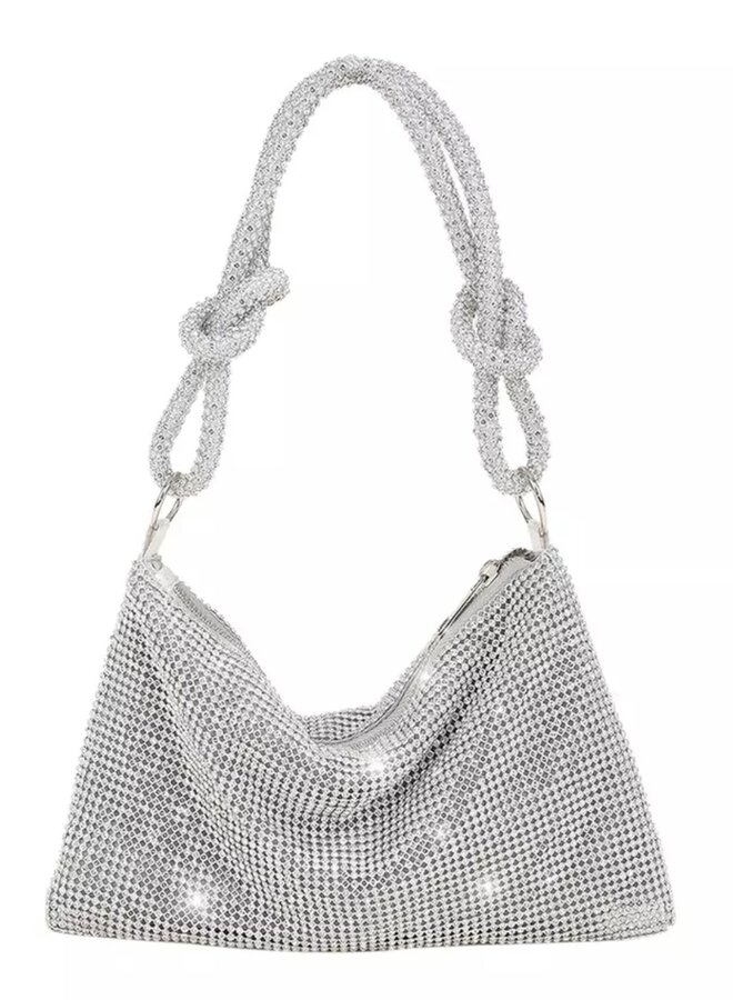 Gaia Glitter Bag Silver