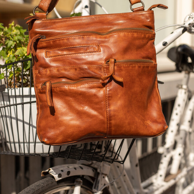 Schoudertas Yara CL40523 Cognac