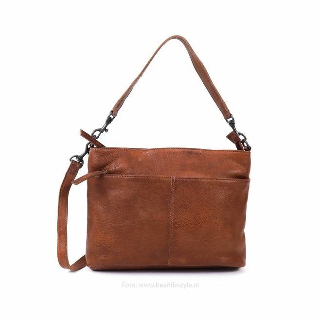 Schoudertas CP1536 Angelica Cognac