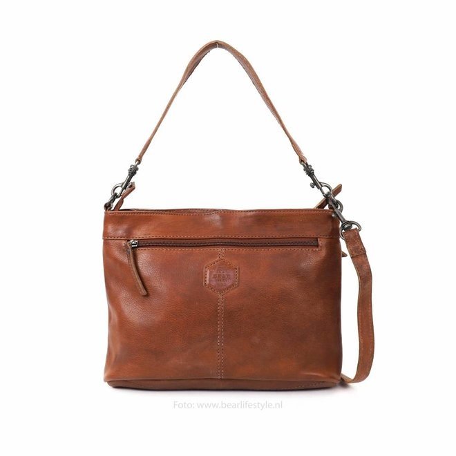 Schoudertas CP1536 Angelica Cognac