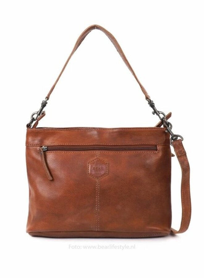 Schoudertas CP1536 Angelica Cognac