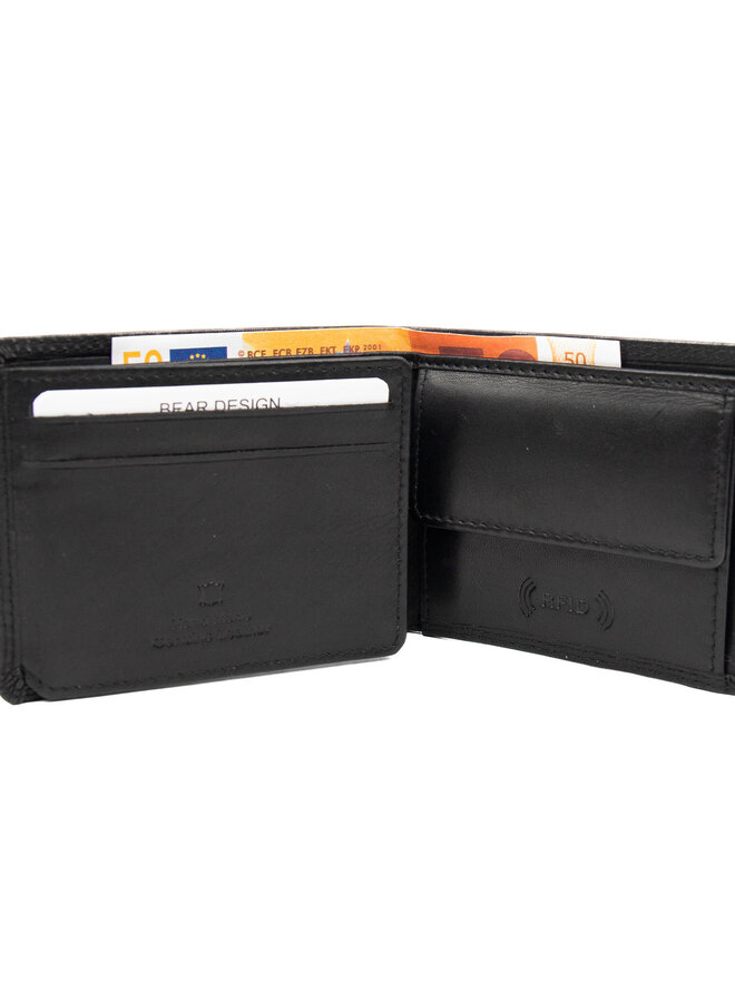 Billfold Lucas M9075 Zwart