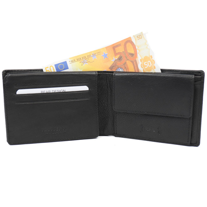 Billfold Joep M7208 Zwart