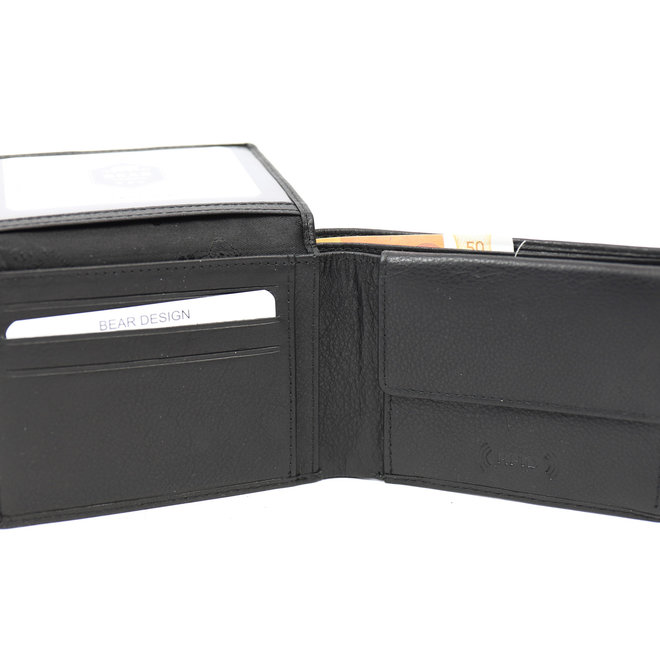 Billfold Joep M7208 Zwart