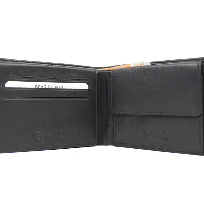 Billfold Joep M7208 Zwart