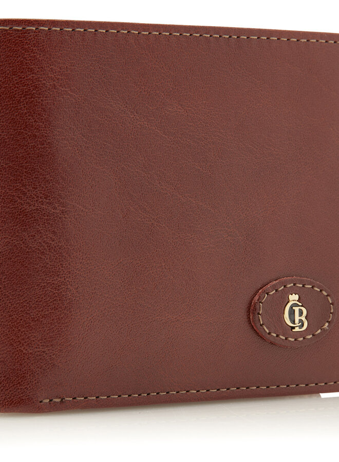 Gaucho Billfold 8 creditcards Cognac