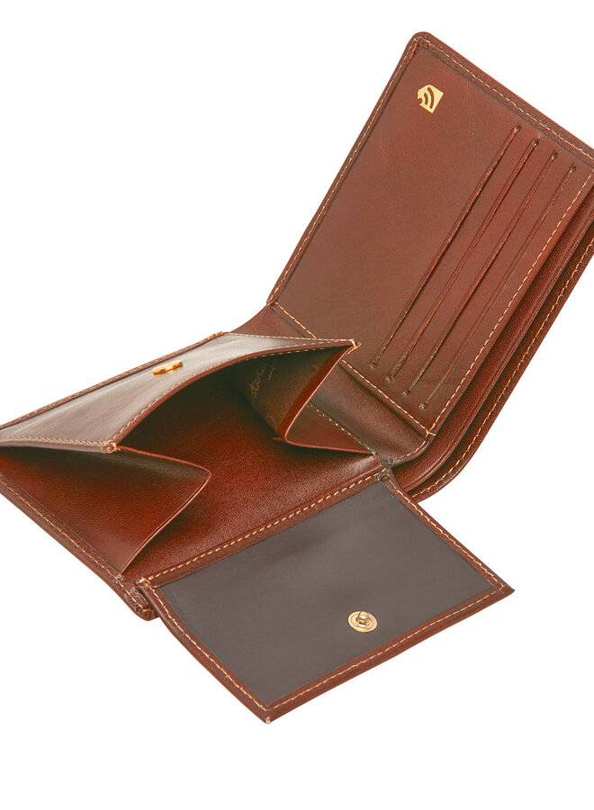 Gaucho Billfold 8 creditcards Cognac
