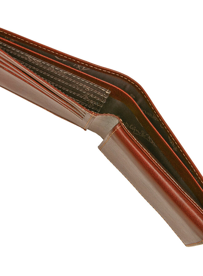 Gaucho Billfold 8 creditcards Cognac