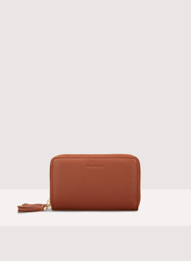 Tassel Double Portemonnee Cognac