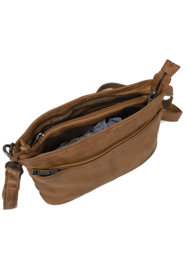 Schoudertasje CP1867 Ashley Cognac