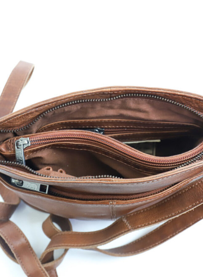 Schoudertasje CP1867 Ashley Cognac