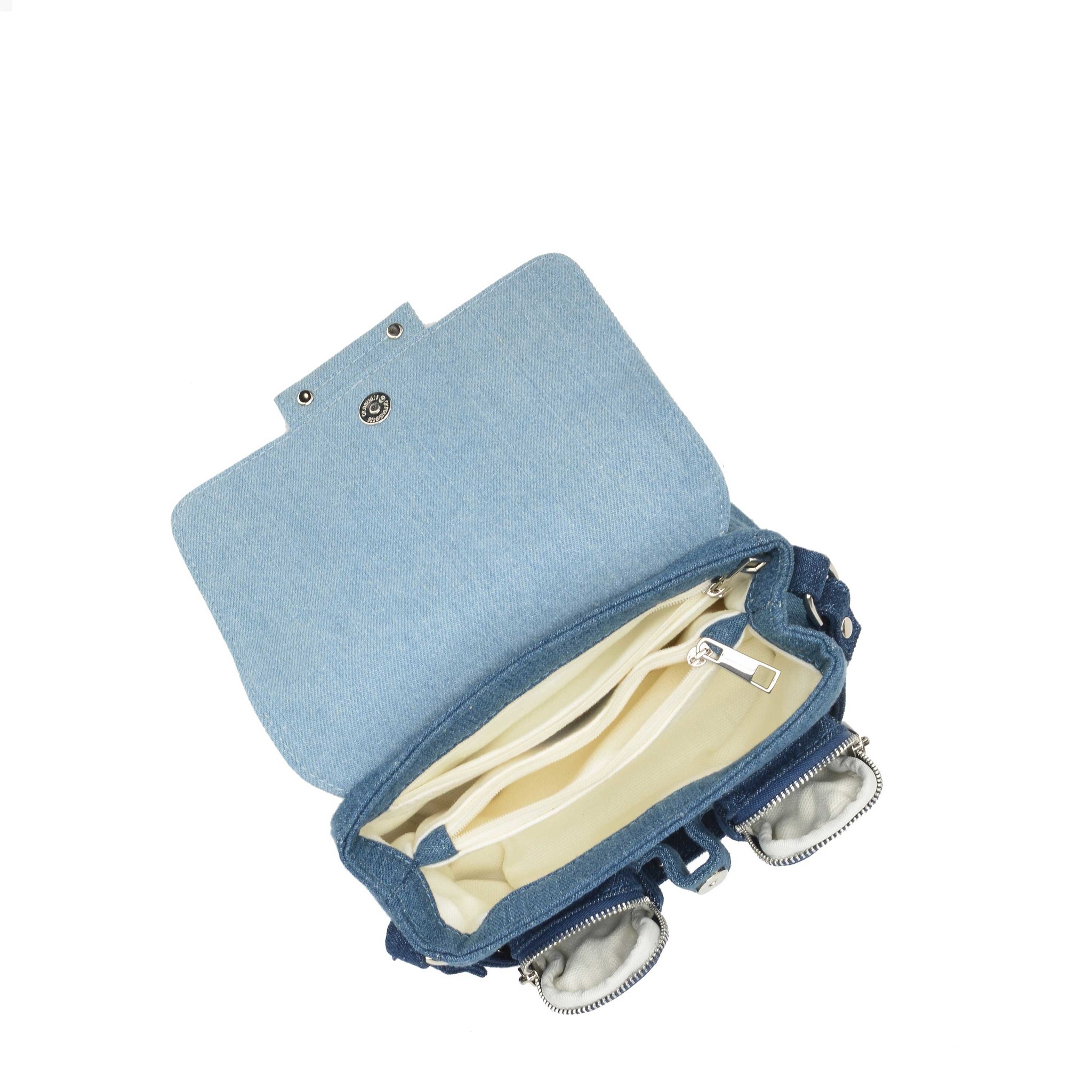 Small Honey Denim Mix Blue Bag Small Honey Denim Mix Blue Bag