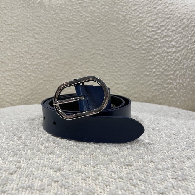 Plain belt 30491 Blauw