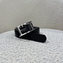 Double waist belt black