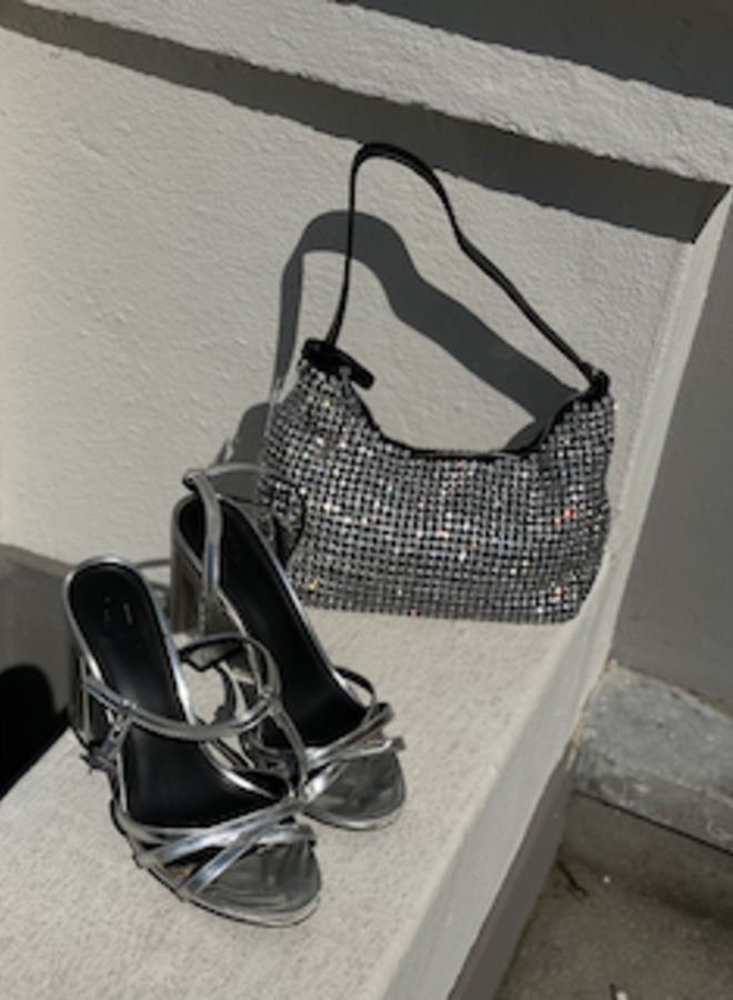 Glamour Night Silver Bag