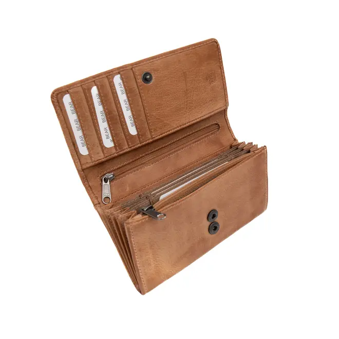Overslag portemonnee CP6096 Sigrid Taupe