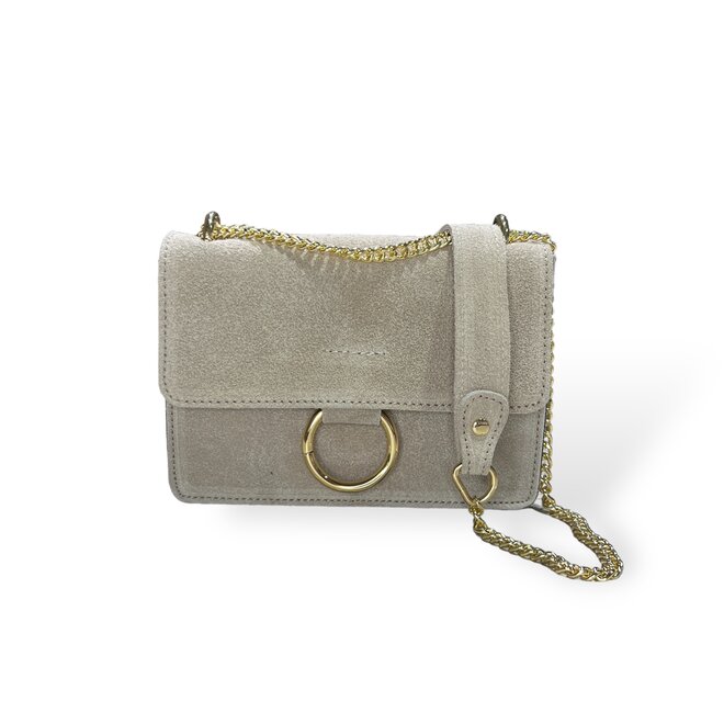 Ring Bag Suede Beige