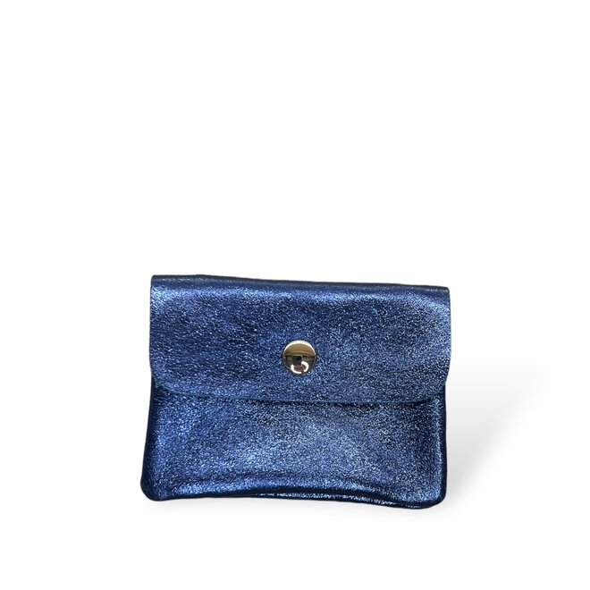 Pretty Purse Metallic Klein Blauw