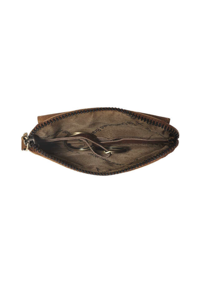 Sleutel Portemonnee Oliver Cognac