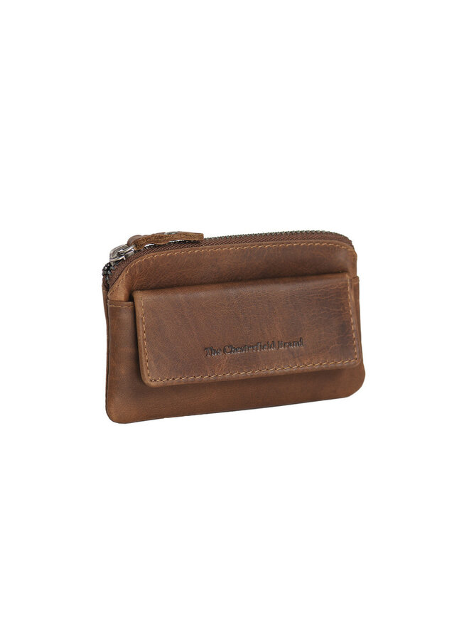 Sleutel Portemonnee Oliver Cognac