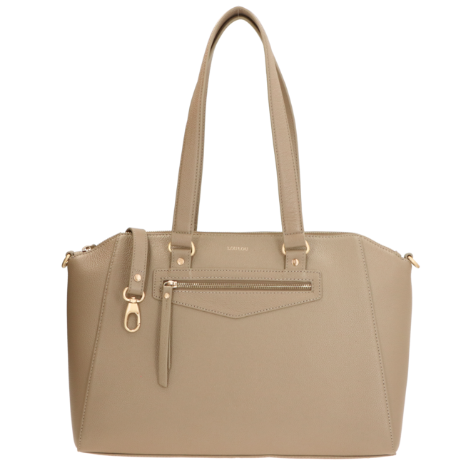 Laptoptas Royal Nappa Taupe