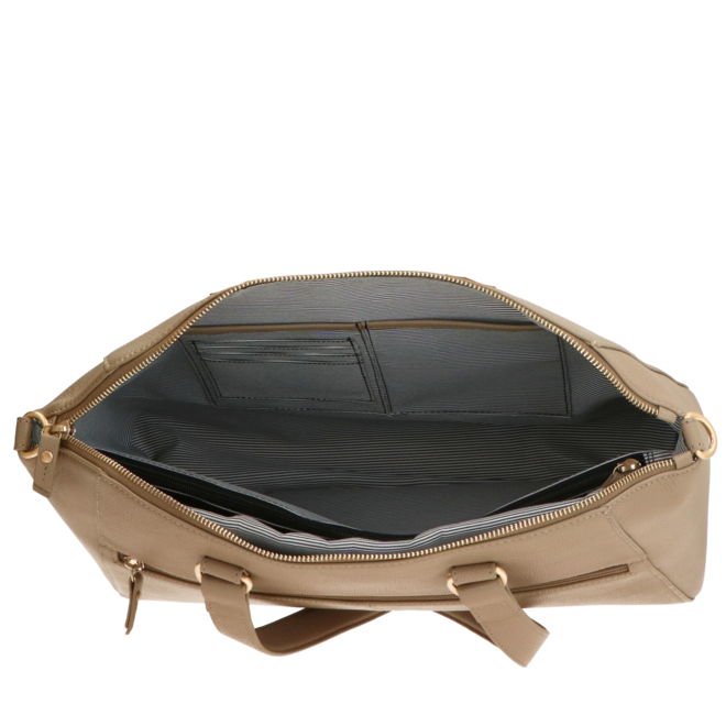 Laptoptas Royal Nappa Taupe