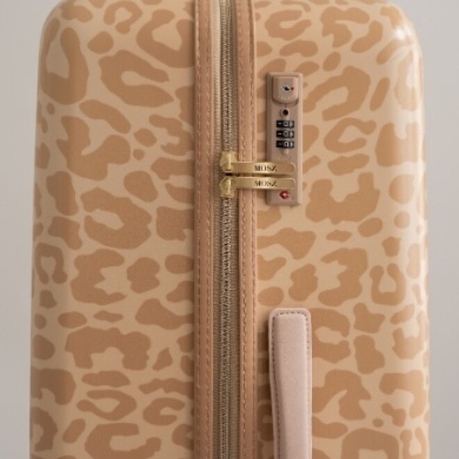 Koffer Lauren Handbagage Beige Leopard