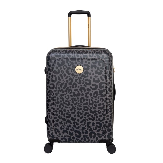 Koffer Lauren Middel 66 cm Zwart Leopard