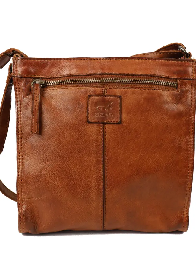 Schoudertasje Davita CL42427 Cognac