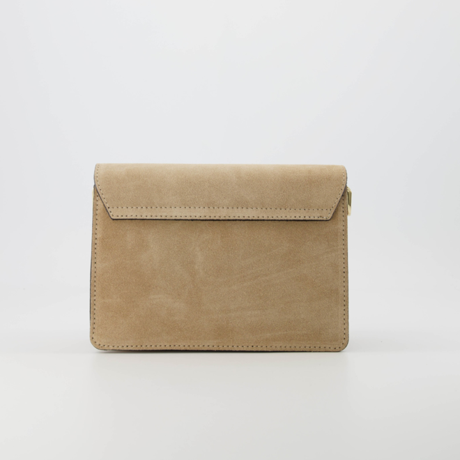 Alex Bag 2.0 Suede Beige/Goud