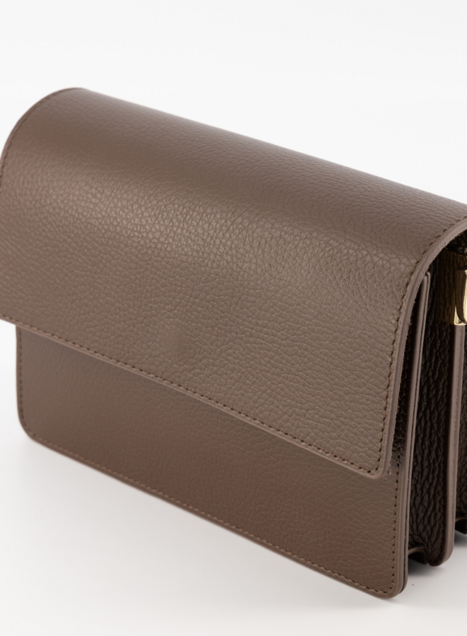 Alex Bag 2.0 Glad Donkerbruin/Goud
