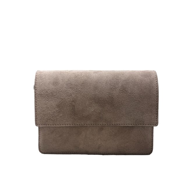 Alex Bag 2.0 Suede Taupe/Goud