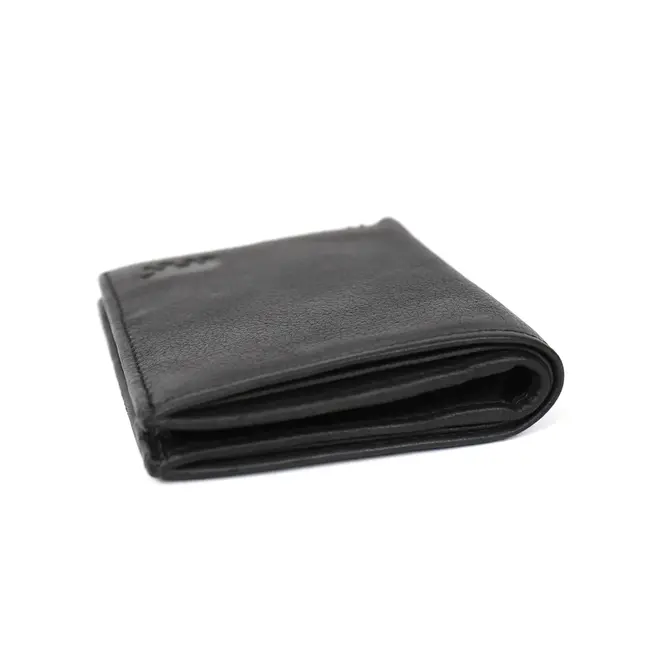 Portemonneetje met drukknoop CP7019 Noud Zwart