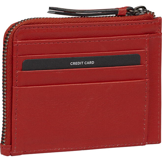 Rock Ruby Card Wallet Rood