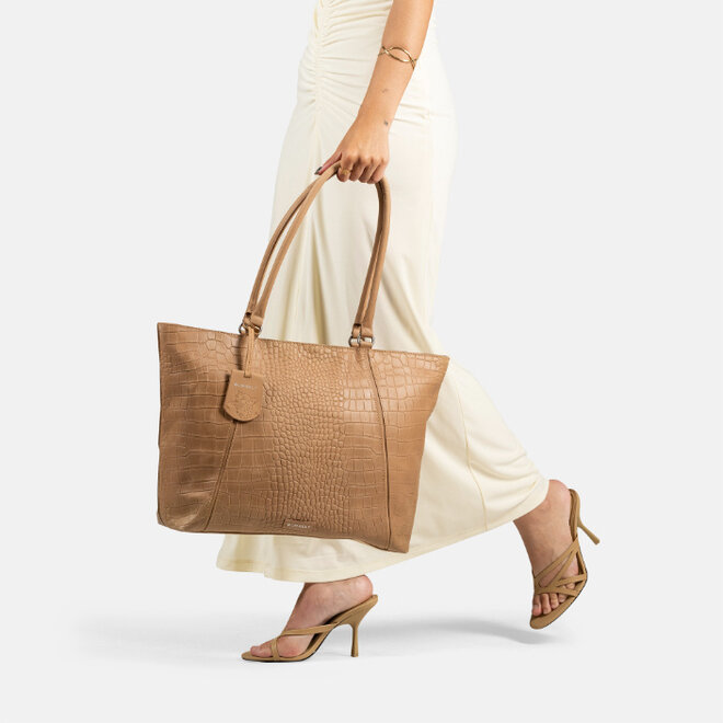 Cool Colbie Wide Tote 15,6 inch Beige