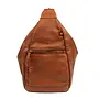 Leren vouw rugzak  Hannie CL36137 Cognac