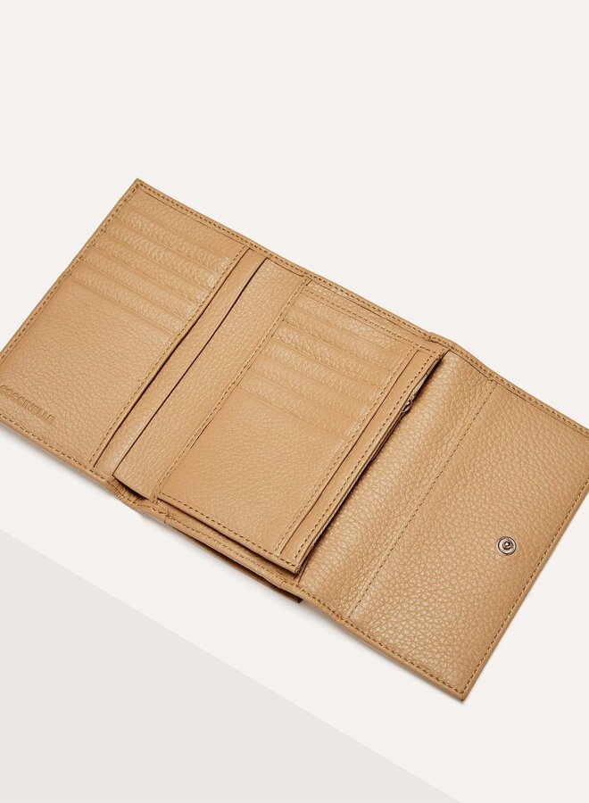 Portemonnee Metallic Soft Medium Fresh Beige