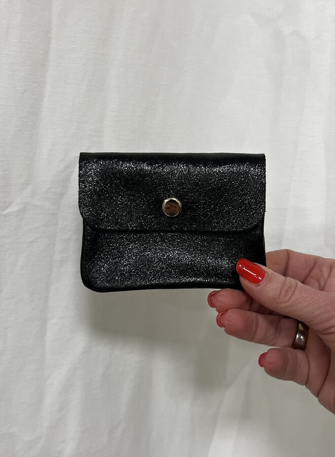 Pretty Purse Metallic Klein Zwart