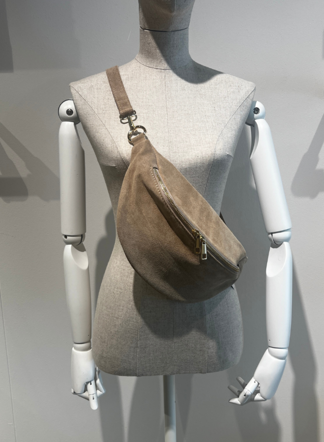 Bodybag Suede Beige